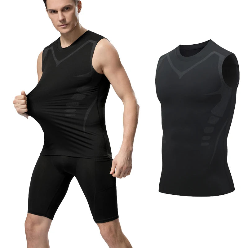 Compression Sleeveless Tank Top Men Gym Shirt