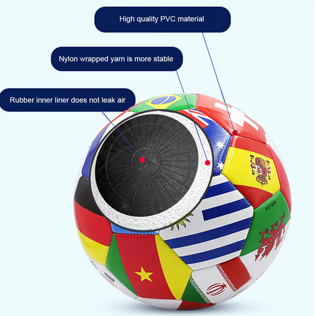 National Flag Colors Soccer Ball