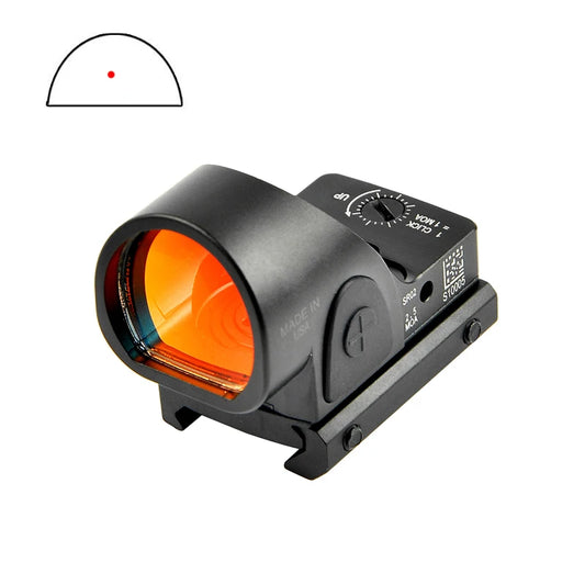 SRO Mini RMR Red Dot Sight Collimator Rifle Reflex Sight Scope fit 20mm Weaver Rail For Airsoft Hunting Rifle