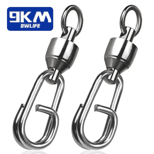 Fishing Swivels Snap & Ball Bearing Swivel Connectors Set