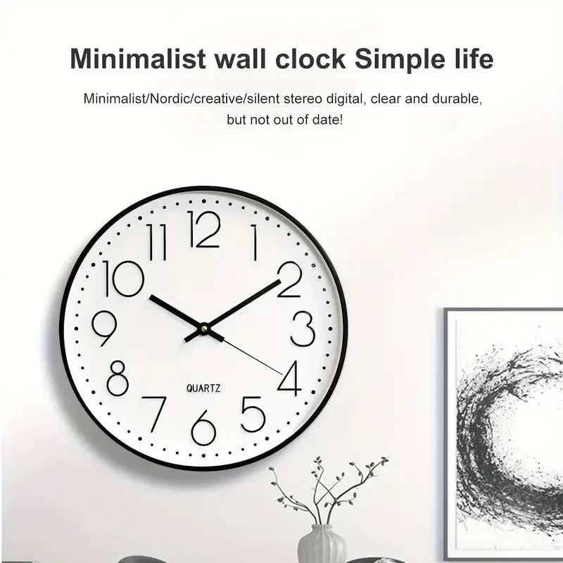 8 Inch Mute Wall Clock