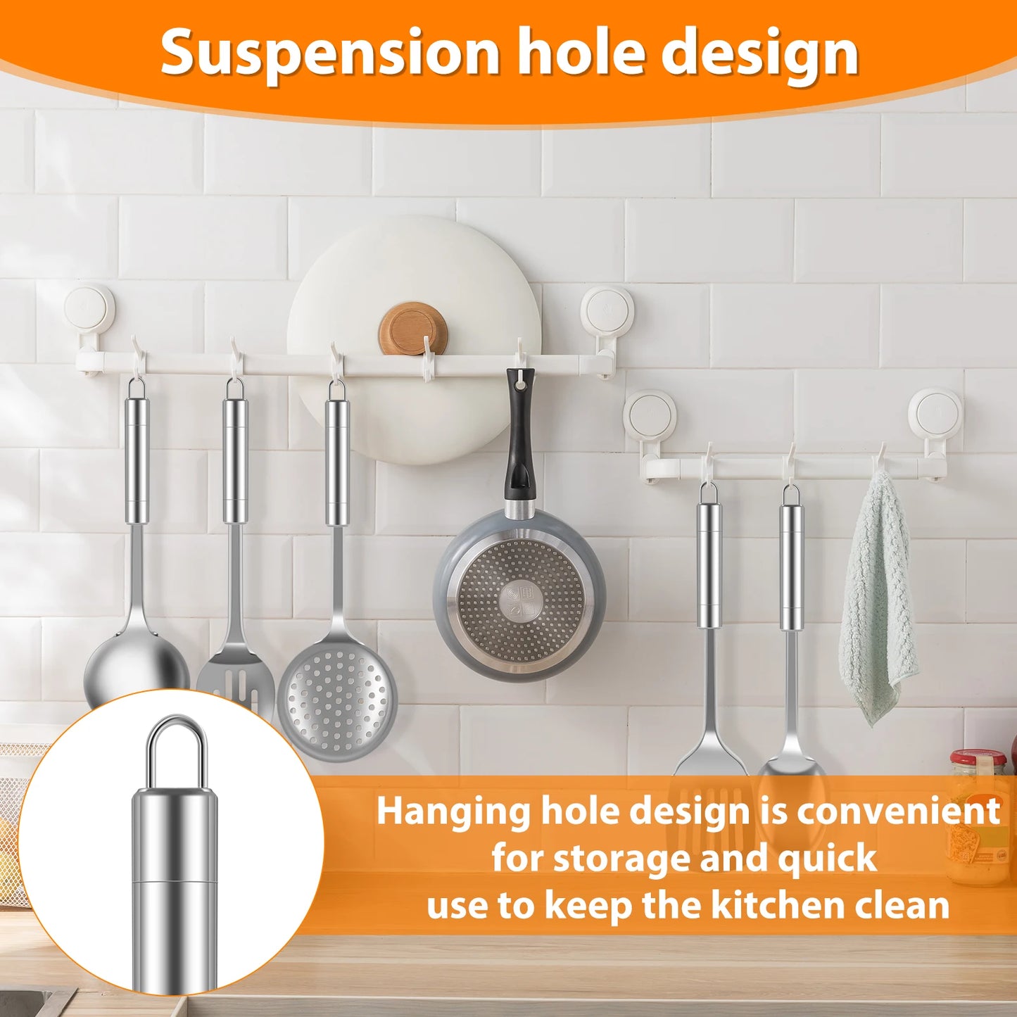 5-Piece Stainless Steel Kitchen Utensil Set