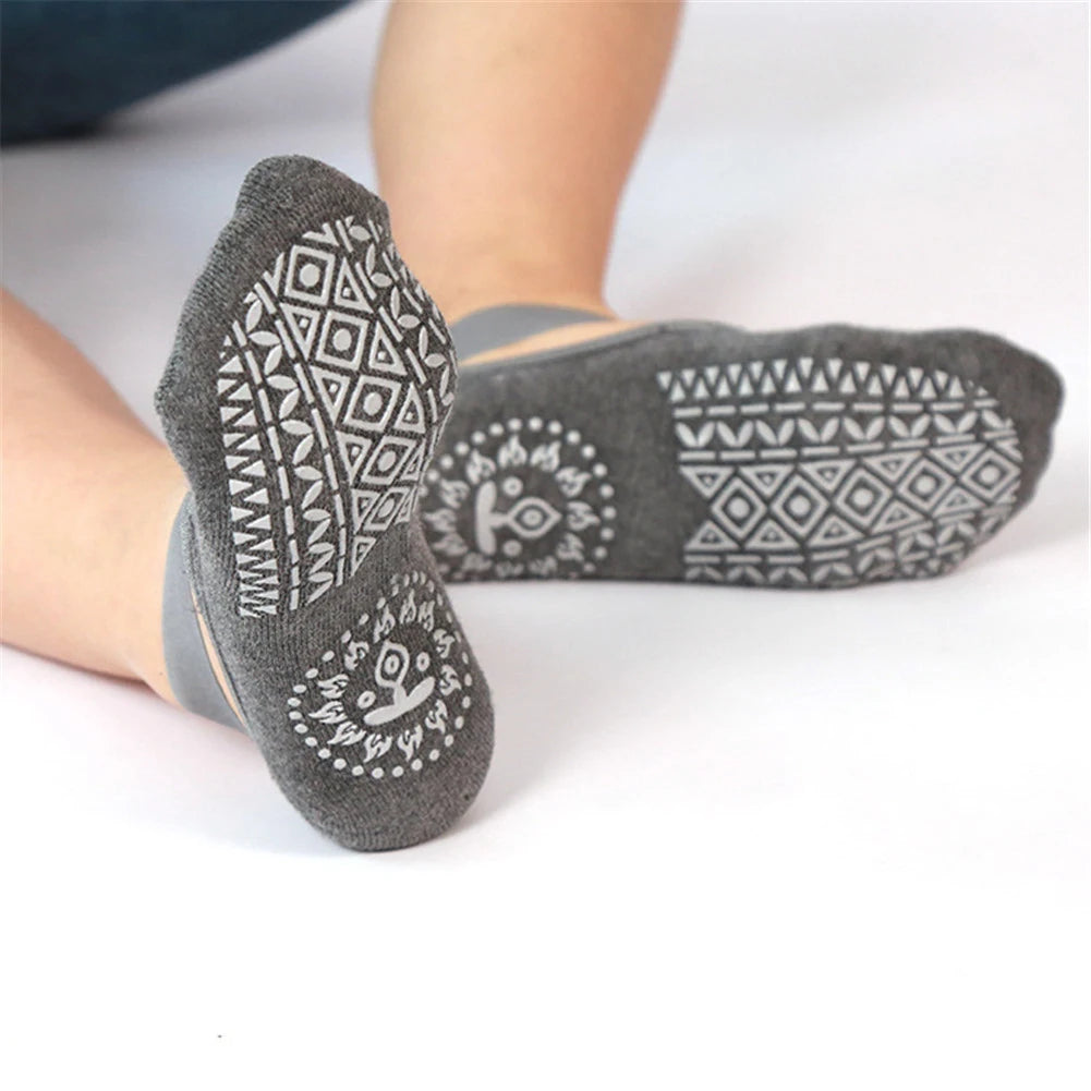 Anti Slip Bandage Sports Ladies Slippers Socks