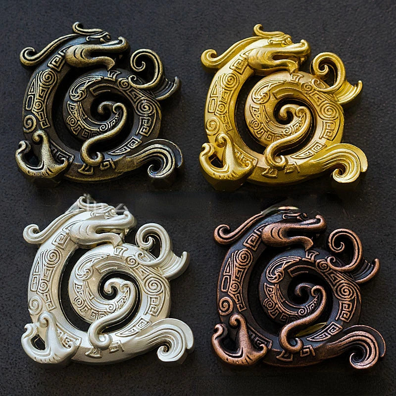 Copper Chinese Dragon Incense Holder