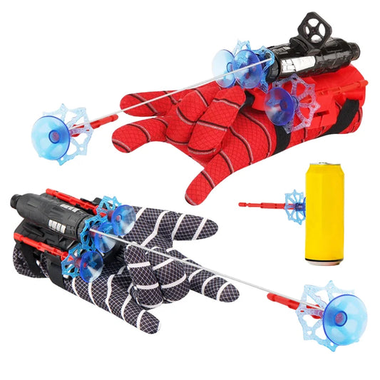 Cartoon Superhero Spider Silk Launcher Toy