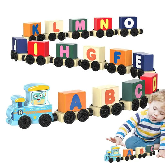 Magnetic Alphabet & Number Train Set