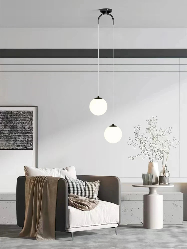 Modern Glass LED Pendant Lights