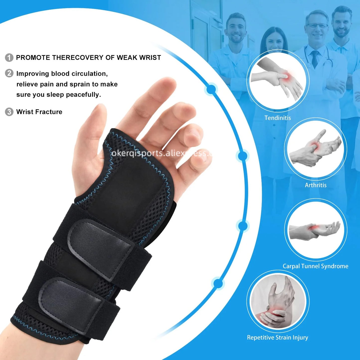 Adjustable Wrist Support Brace