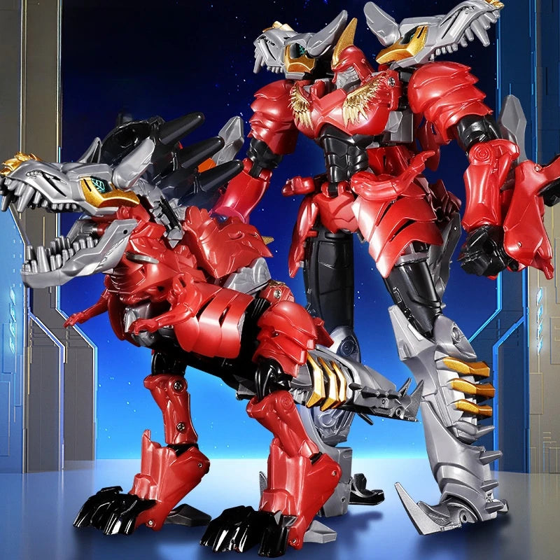 Anime Action Figures Dinosaur Robot Car
