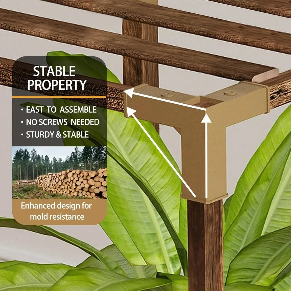 14-Tier Large Corner Plant Stand