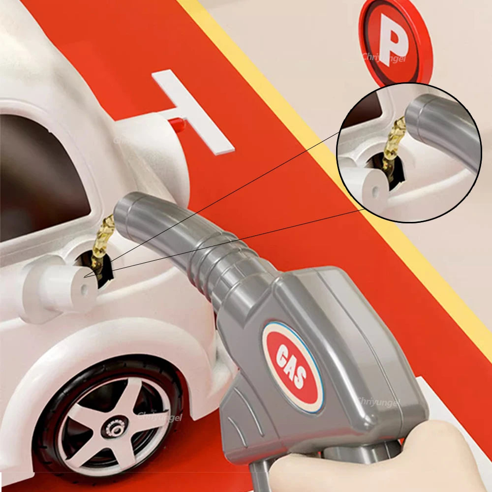 Gas Station Toy Set for Kids