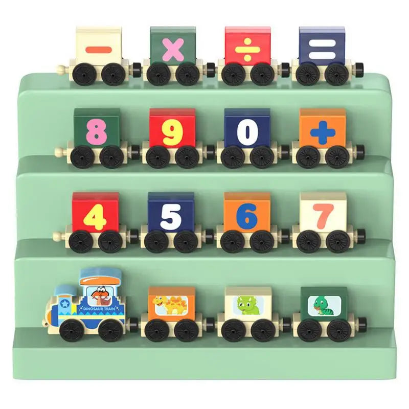 Magnetic Alphabet & Number Train Set