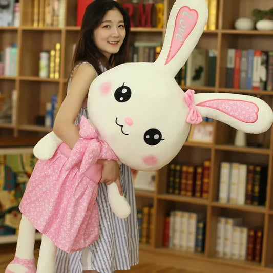 cute and stylish bunny plush