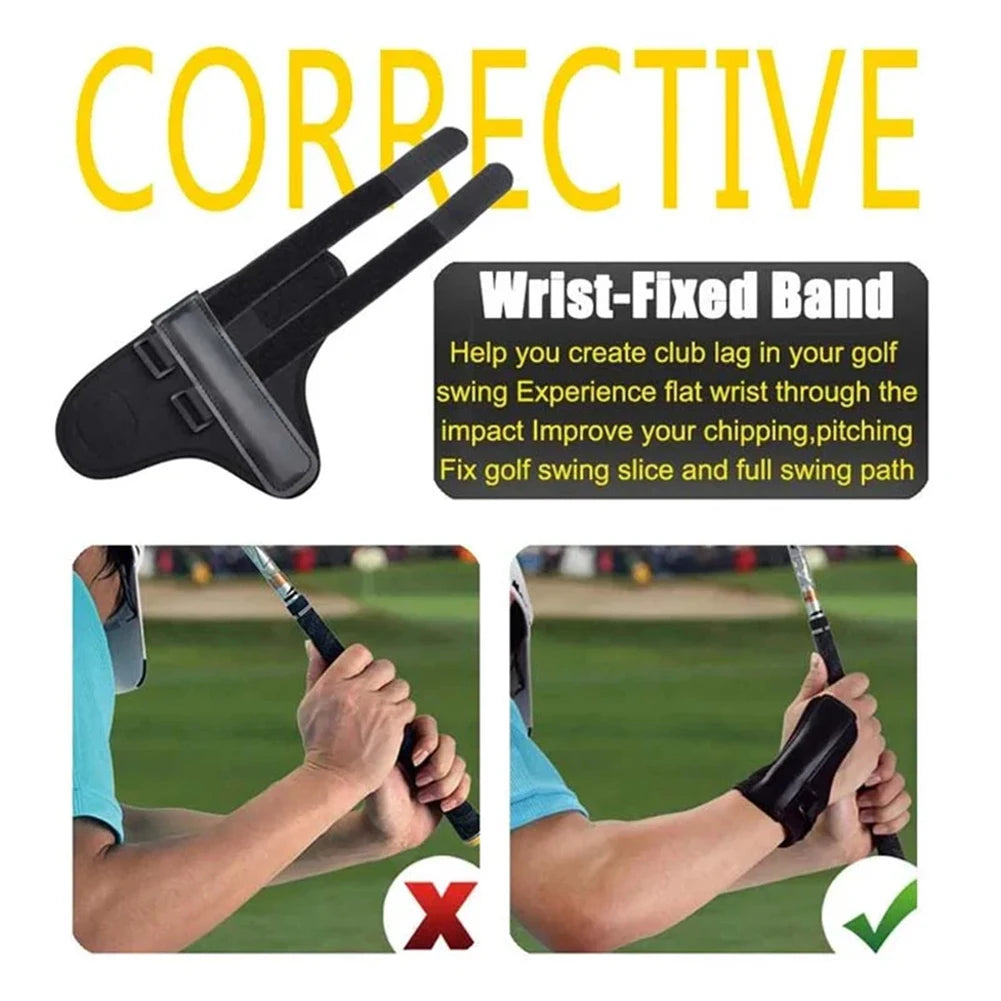 Golf Swing Trainer Aid Pro Power Band Wrist Brace