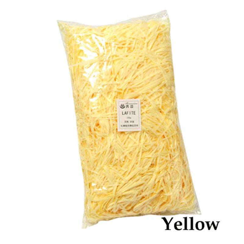 100g Colorful Shred Crinkle Paper Raffia:
