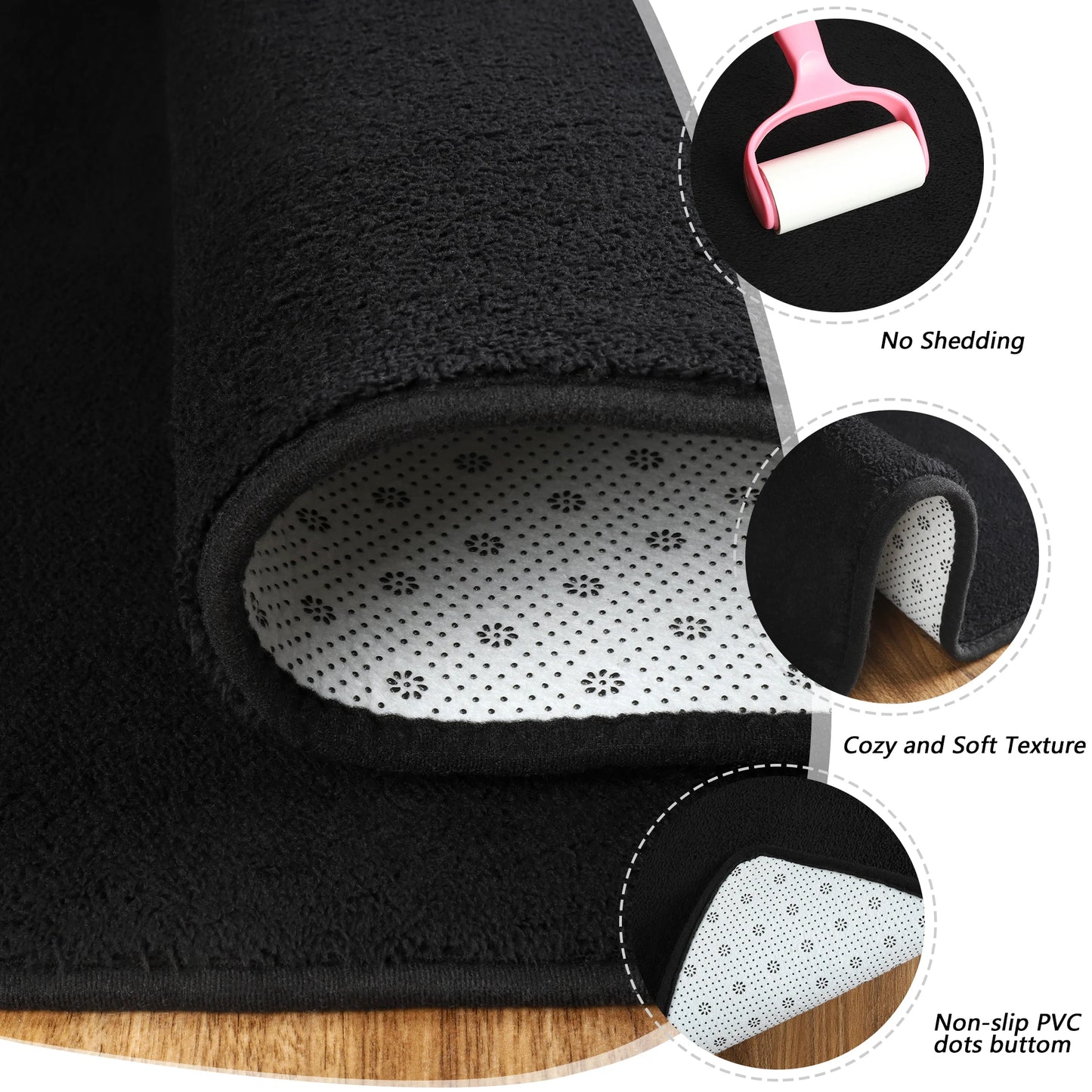 Black Rugs for Living Room