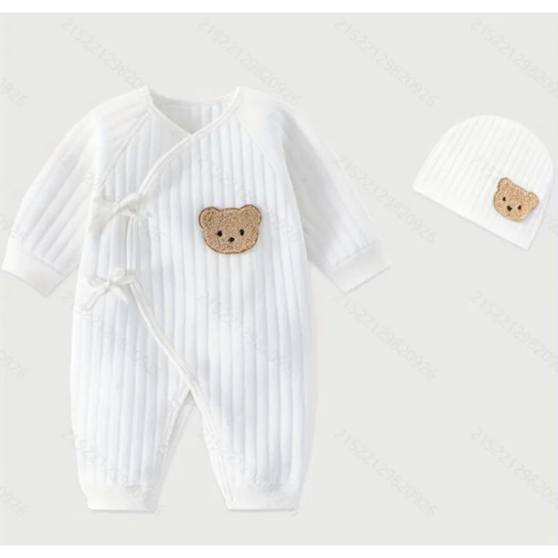 All Seasons Newborn Romper with Hat