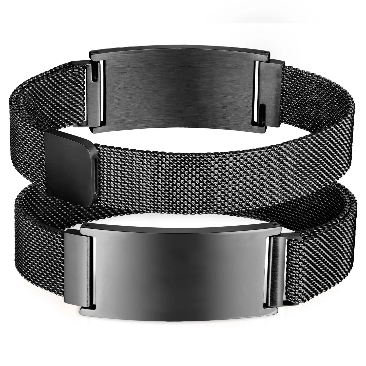 Chunky Magnetic Mesh Strap Bracelet