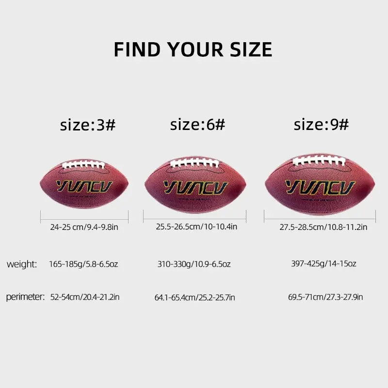Standard American Football for Youth and Adult