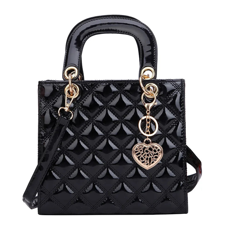 Diamond Stripe Women Handbag