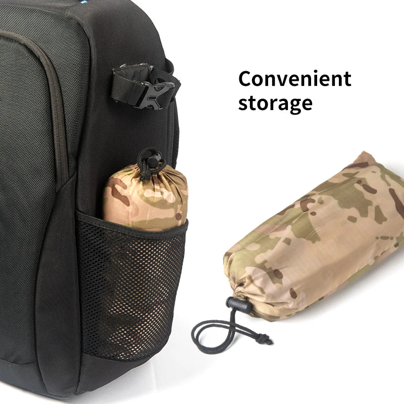 Multifunctional Raincoat Waterproof Poncho – Camouflage Cover for Camping, Hunting, Shelter, and Emergency Use