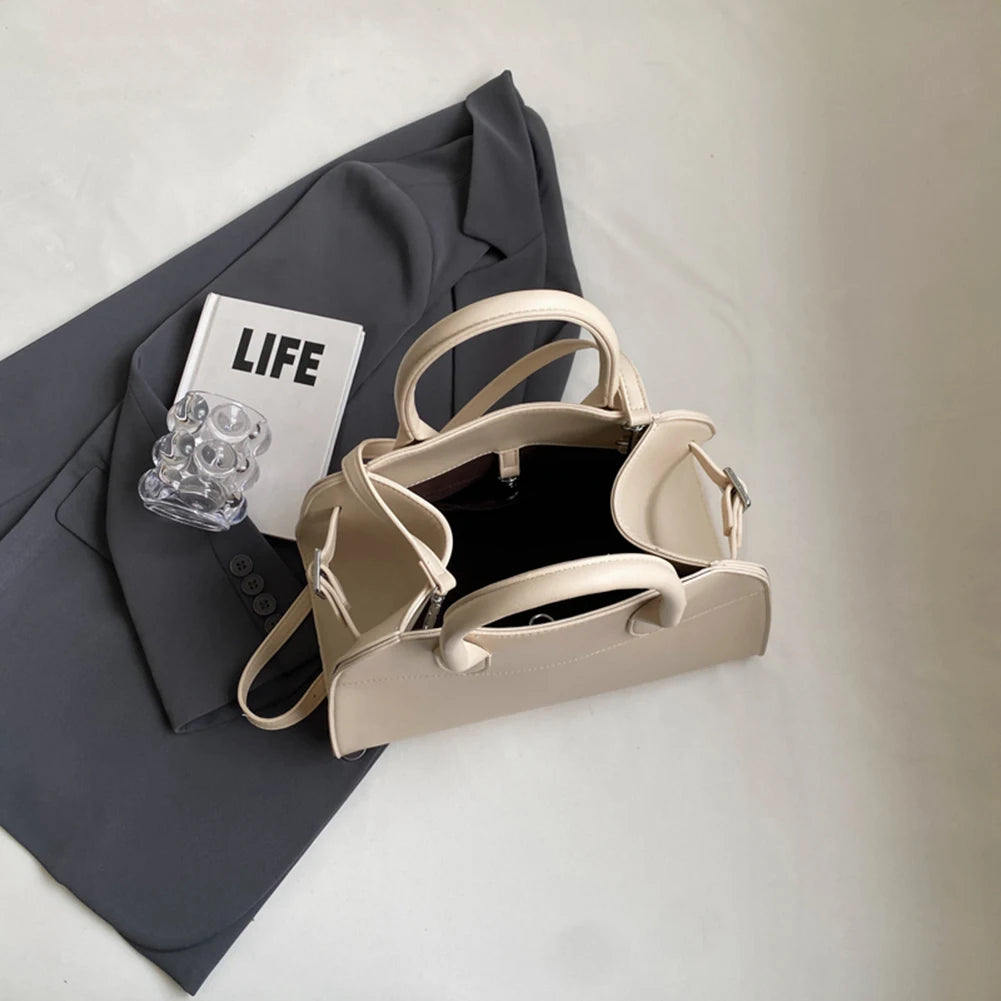 PU Leather Suede Tote Bag for Women