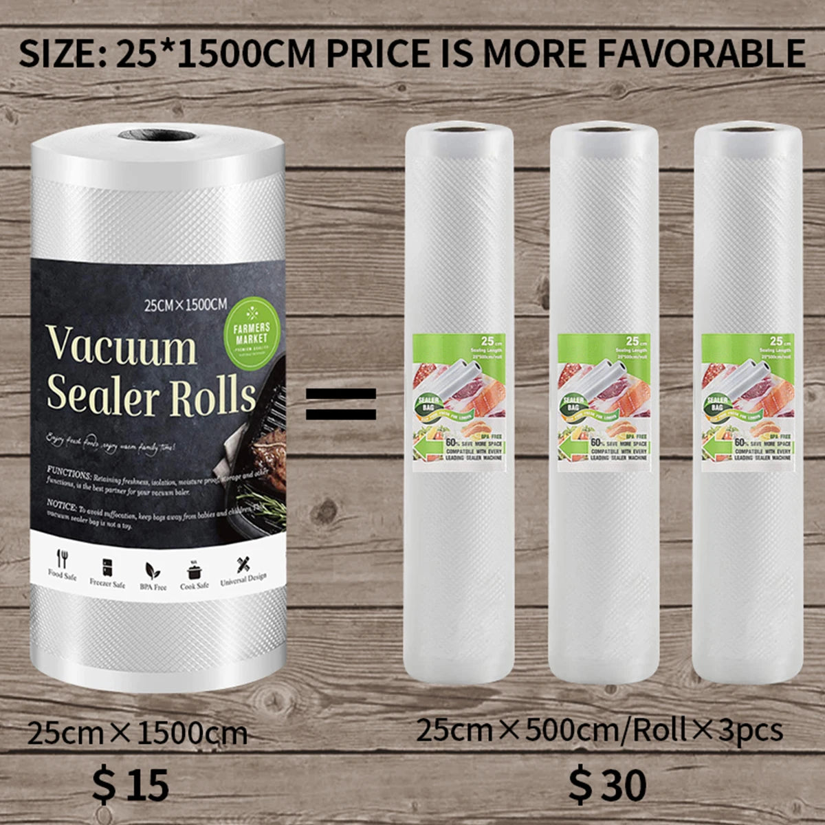 Kitchen Food Vacuum Sealer Bags