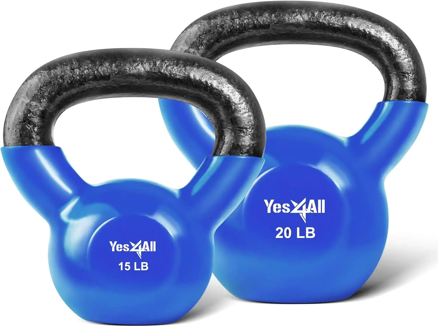 Vinyl Coated Kettlebell Set
