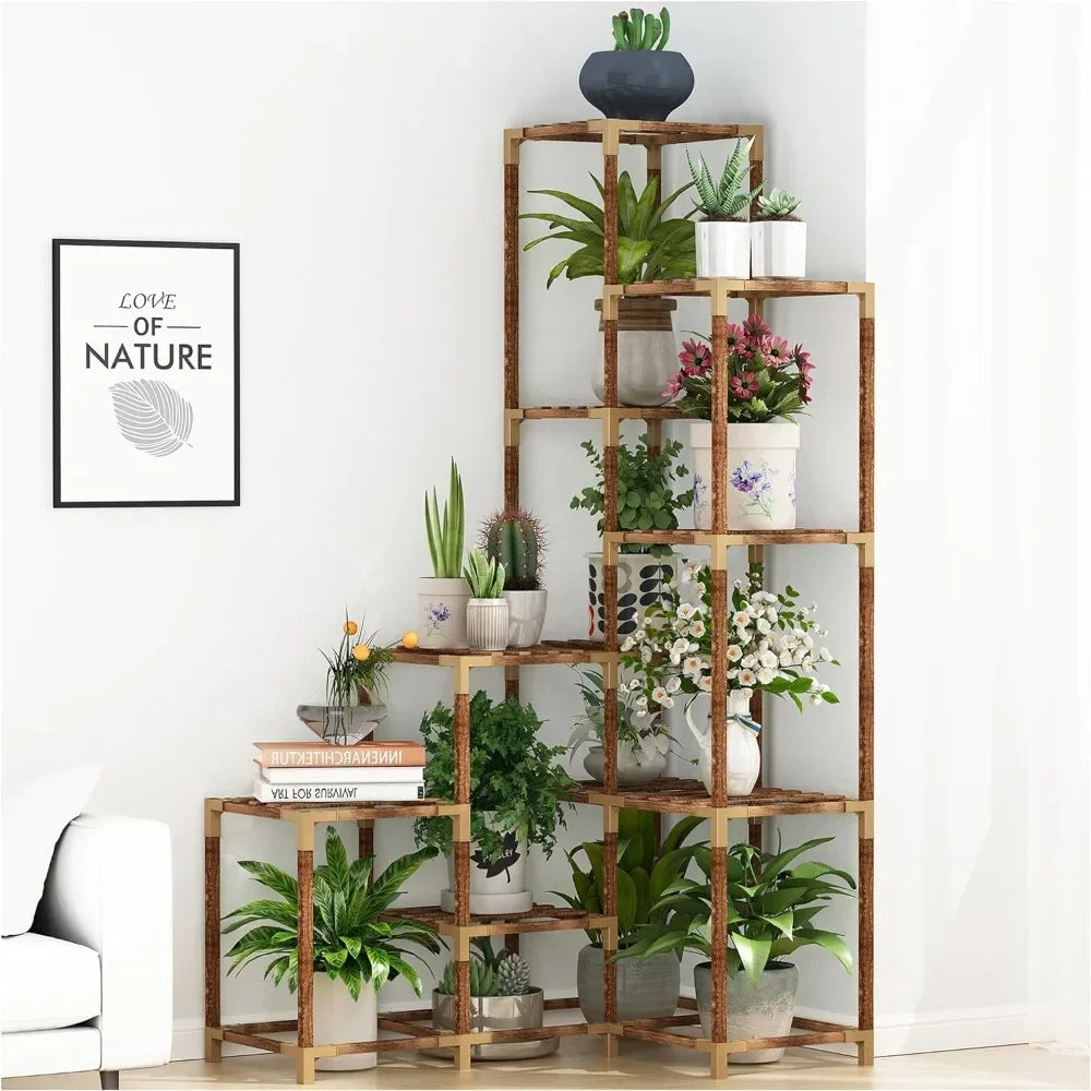 14-Tier Large Corner Plant Stand