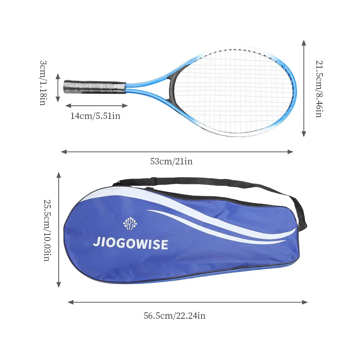 Tennis Racket Set – 2pcs 21"