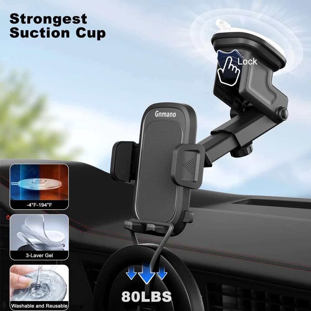 4-in-1 Super Stable Car Phone Holder