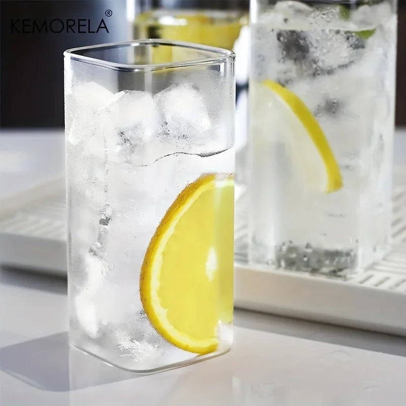 4PCS Borosilicate Drinking Glasses Set