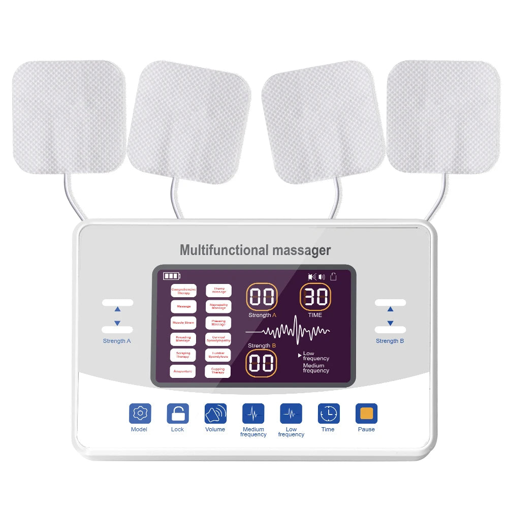 12-Mode Low Frequency TENS and EMS Therapy Device