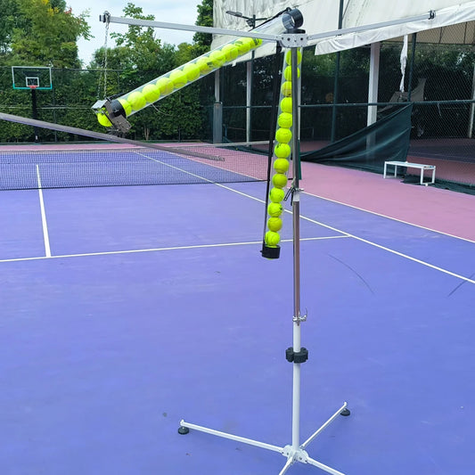 Collapsible Tennis Ball Drop Device