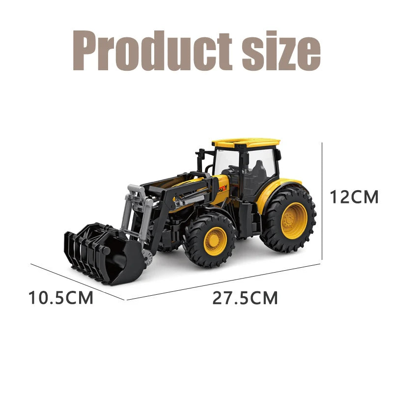 1:24 Big Inertia Tractor Car Model Set