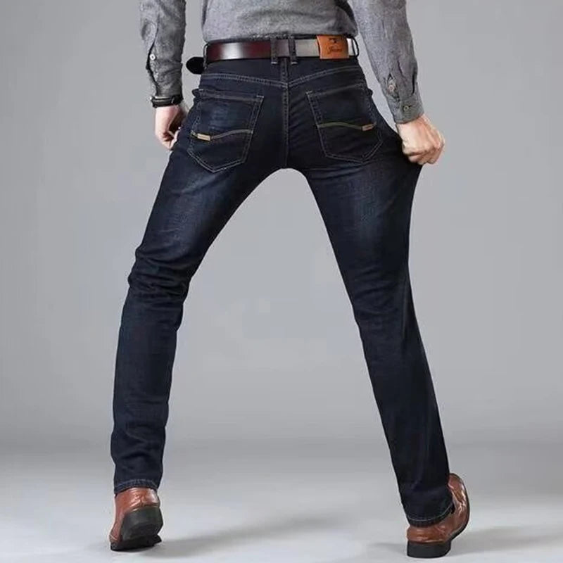 Men’s Straight-Leg Casual Commuting Jeans
