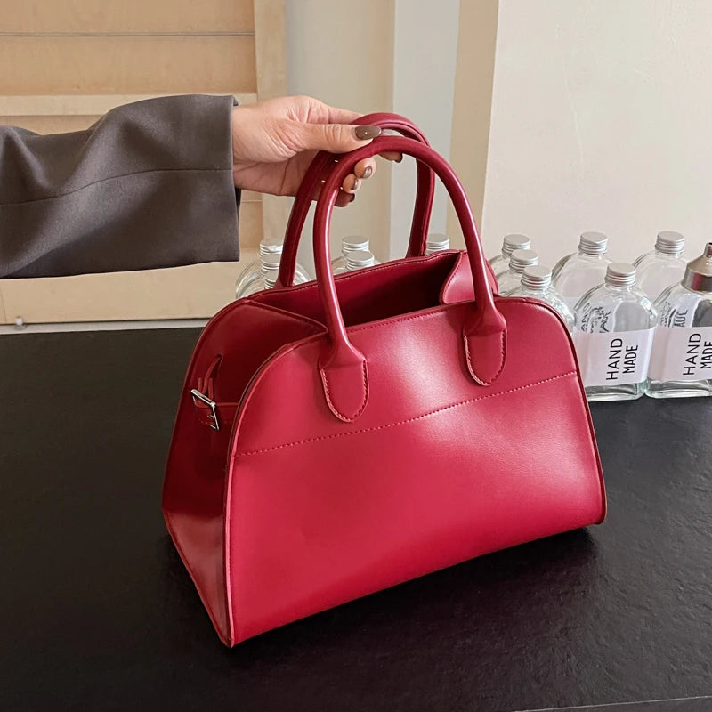 PU Leather Suede Tote Bag for Women