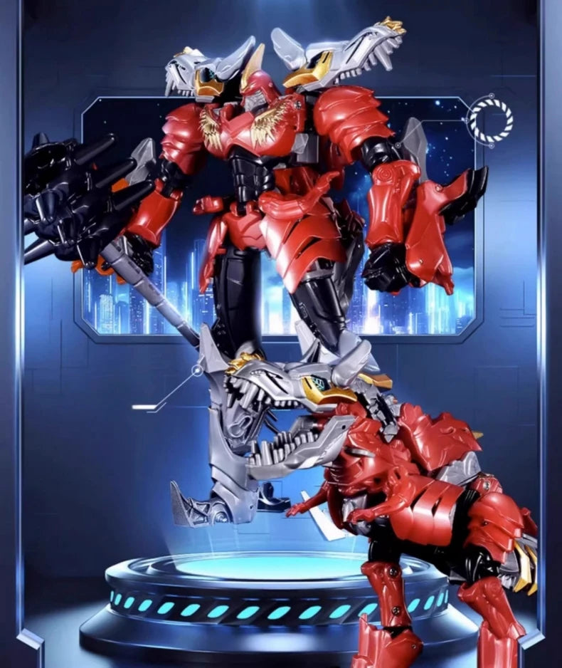 Anime Action Figures Dinosaur Robot Car