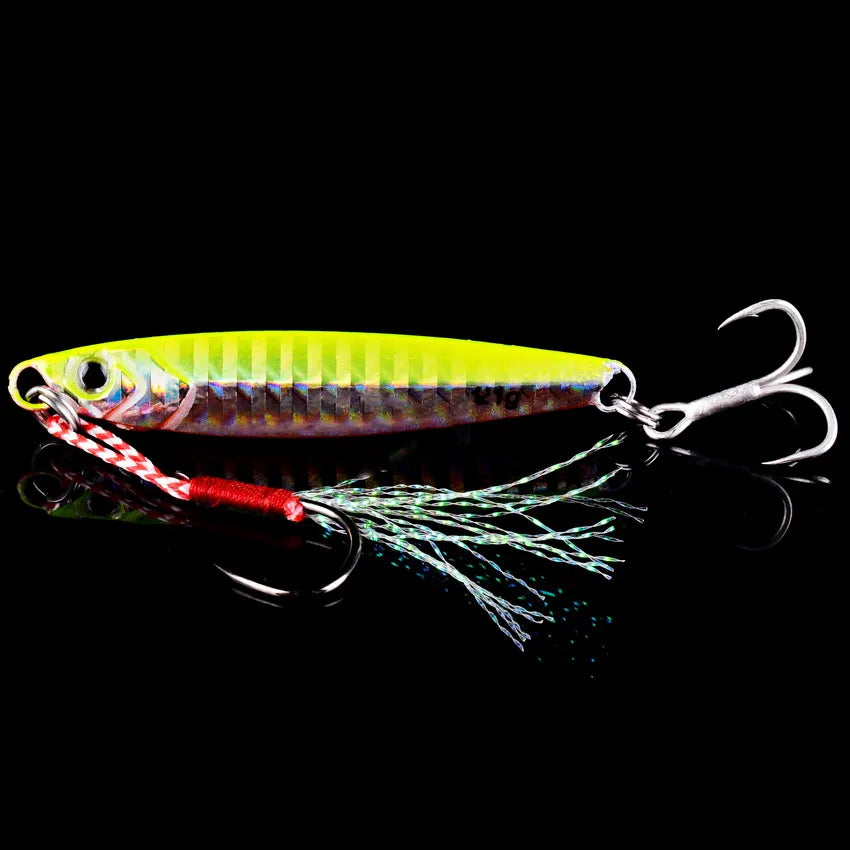 Metal Jig Fishing Lure Set – 3/5/8 Pieces (7g, 10g, 14g, 21g, 28g, 40g)