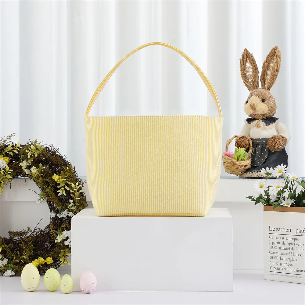 Seersucker Easter Basket