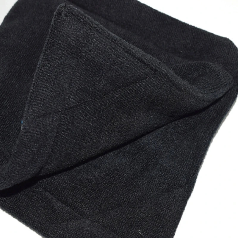 Square Microfiber Golf Ball Cleaning Towel with Carabiner Hook