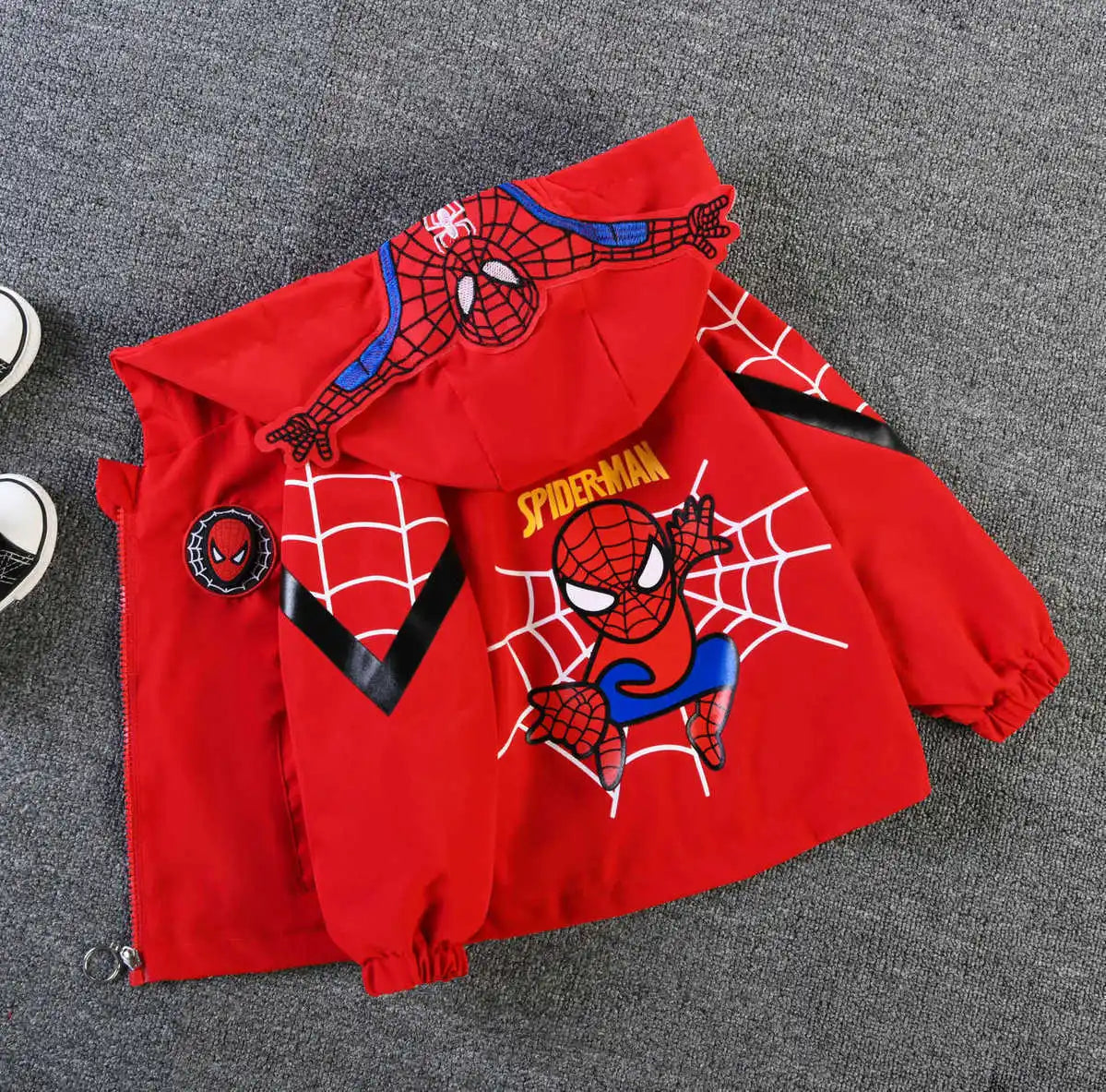 New Spring & Autumn Spider Themed Jacket Set