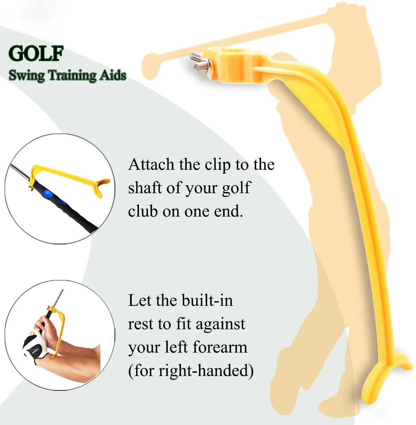 1Pc Golf Swing Coach Beginner Swing Trainer