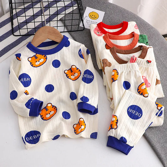 Cartoon Full Print Pajama Set