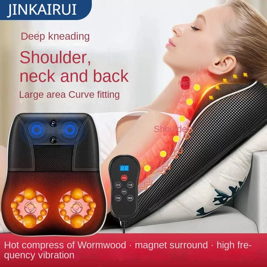 Jinkairui Electric Shiatsu Head Neck Cervical Traction Body Massager
