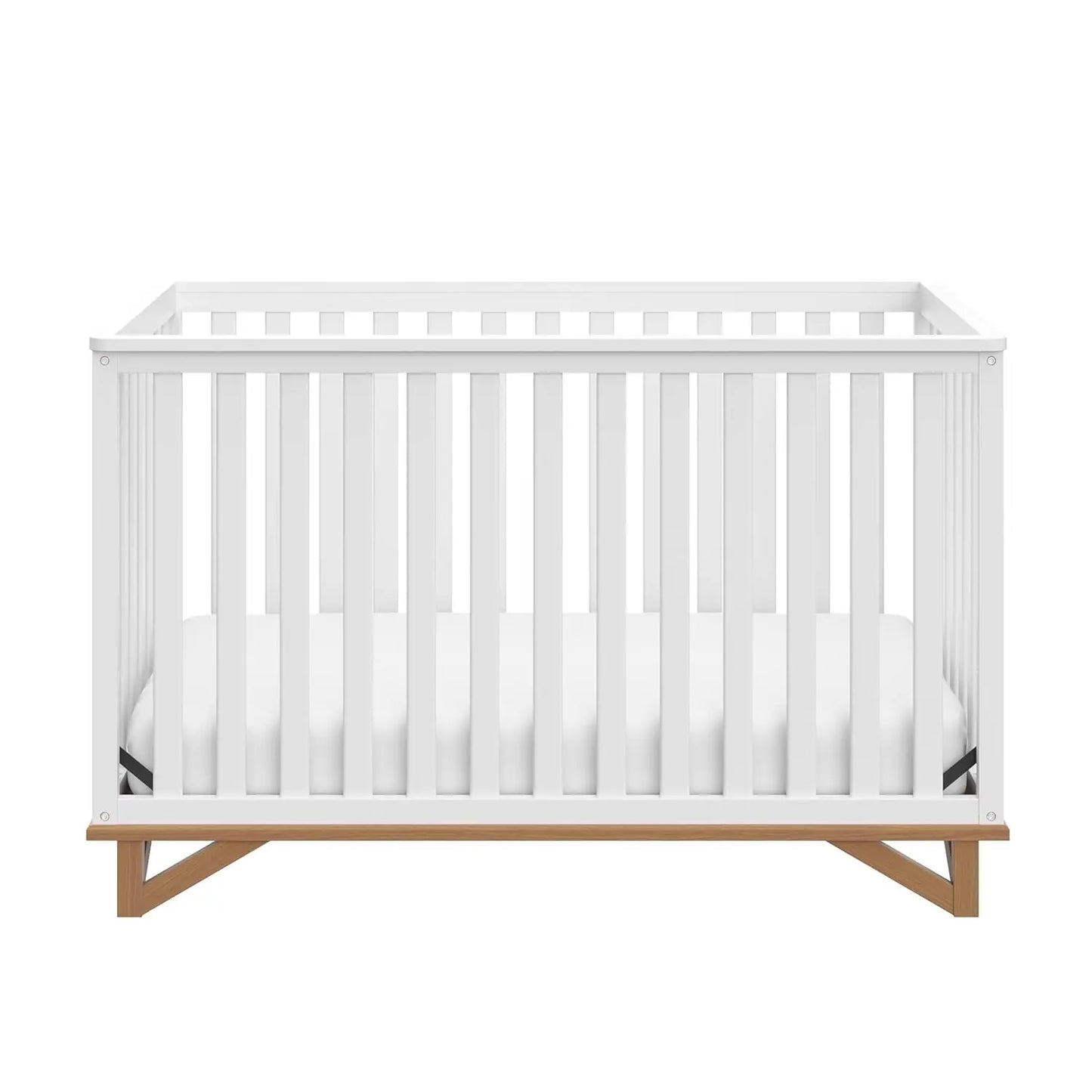5-in-1 Convertible Crib (Black with Vintage Driftwood)