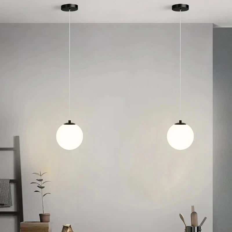 Modern Glass LED Pendant Lights