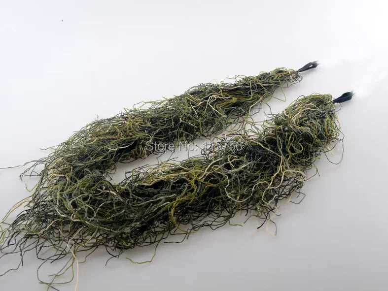 Grass Type Hunting Rifle Wrap Rope – Camouflage Cover for Ghillie Suits, Sniper, and Paintball Hunting