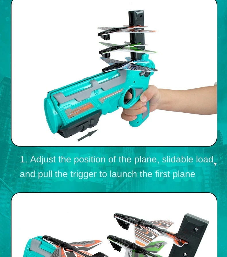 Children’s Ejection Aircraft Shooting Game Set