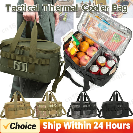 Tactical Lunch Bag Outdoor Heavy-Duty Cooler Bag